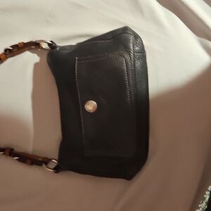 Elegant Black Leather Handbag